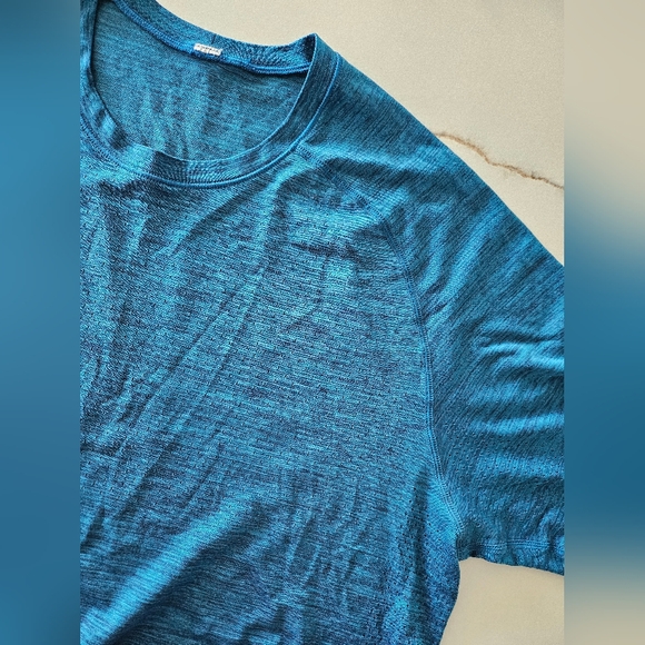 Lululemon Men’s Blue Metal Vent Breathe Short Sleeve Tee Sz M - Picture 10 of 12